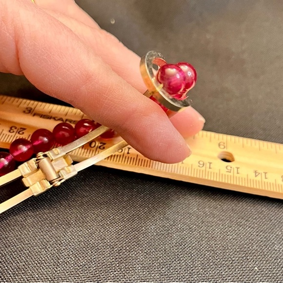 Beaded Hinged Bracelet VTG Handmade?Boho Hippie Hippy High Middle School Friends - Picture 9 of 12